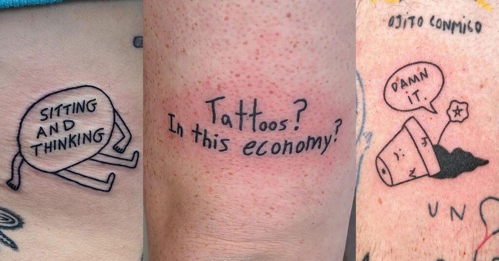 Ignorant style tattoo