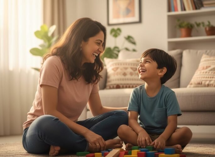 A young Indian girl smiling while studying, symbolizing the impact of education donations.